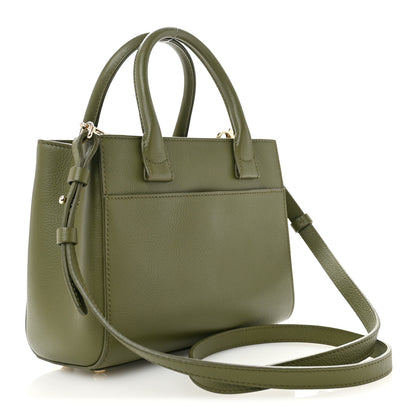 Chanel Grained Calfskin Mini Neo Executive Shopper Tote Khaki 3 of 15