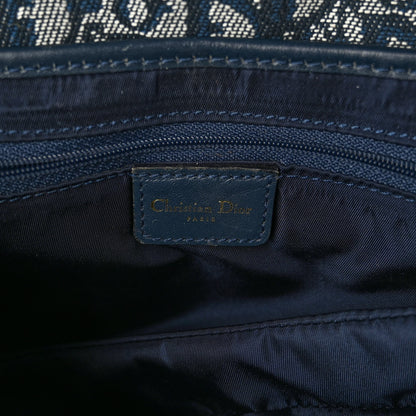 Christian Dior Monogram Saddle Bag Blue 6 of 11