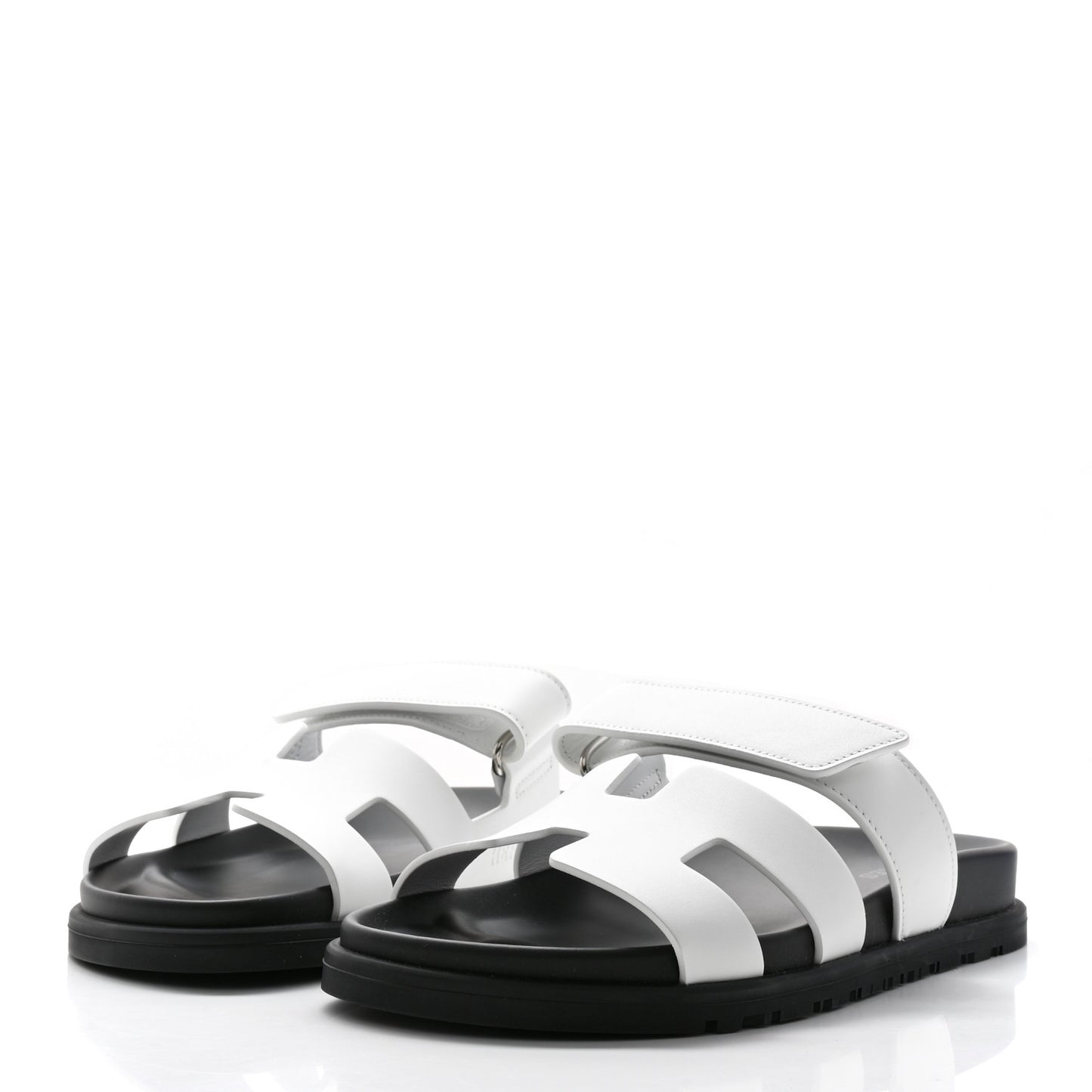 Calfskin Womens Chypre Sandals 37 White