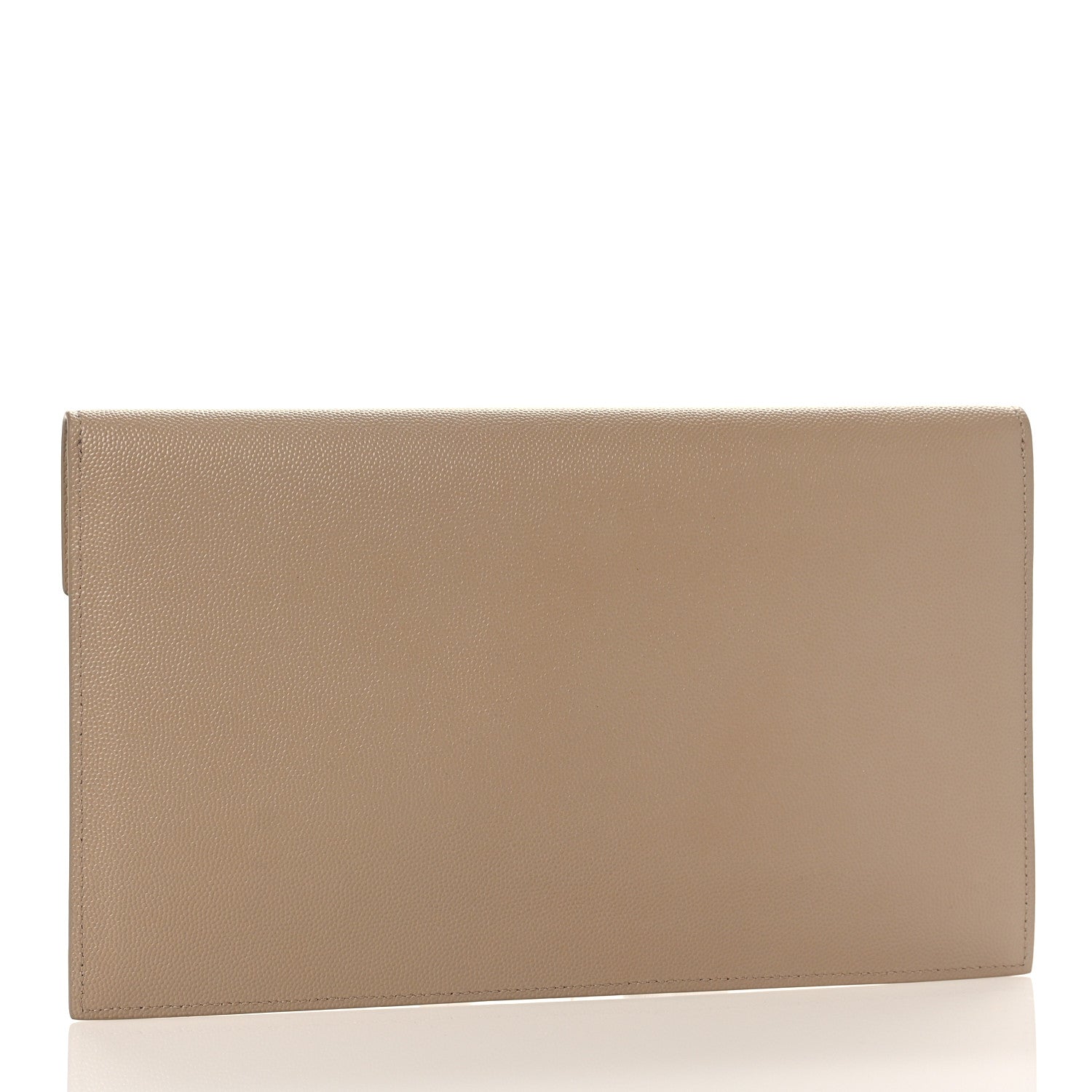 Saint Laurent Grain De Poudre Uptown Pouch Dark Beige 3 of 8