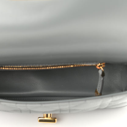 Christian Dior Calfskin Cannage Small Caro Bag Grey 5 of 12