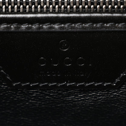 Gucci Boarded Dyana Lux Calfskin Web Monochrome Medium Bamboo 1947 Top Handle Bag Black 6 of 10