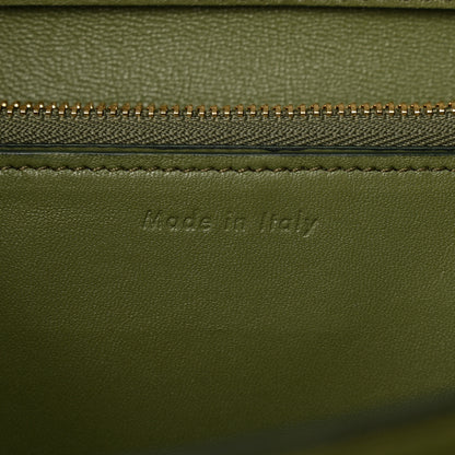 Celine Box Calfskin Classic Box Medium Flap Bag Army Green 7 of 10