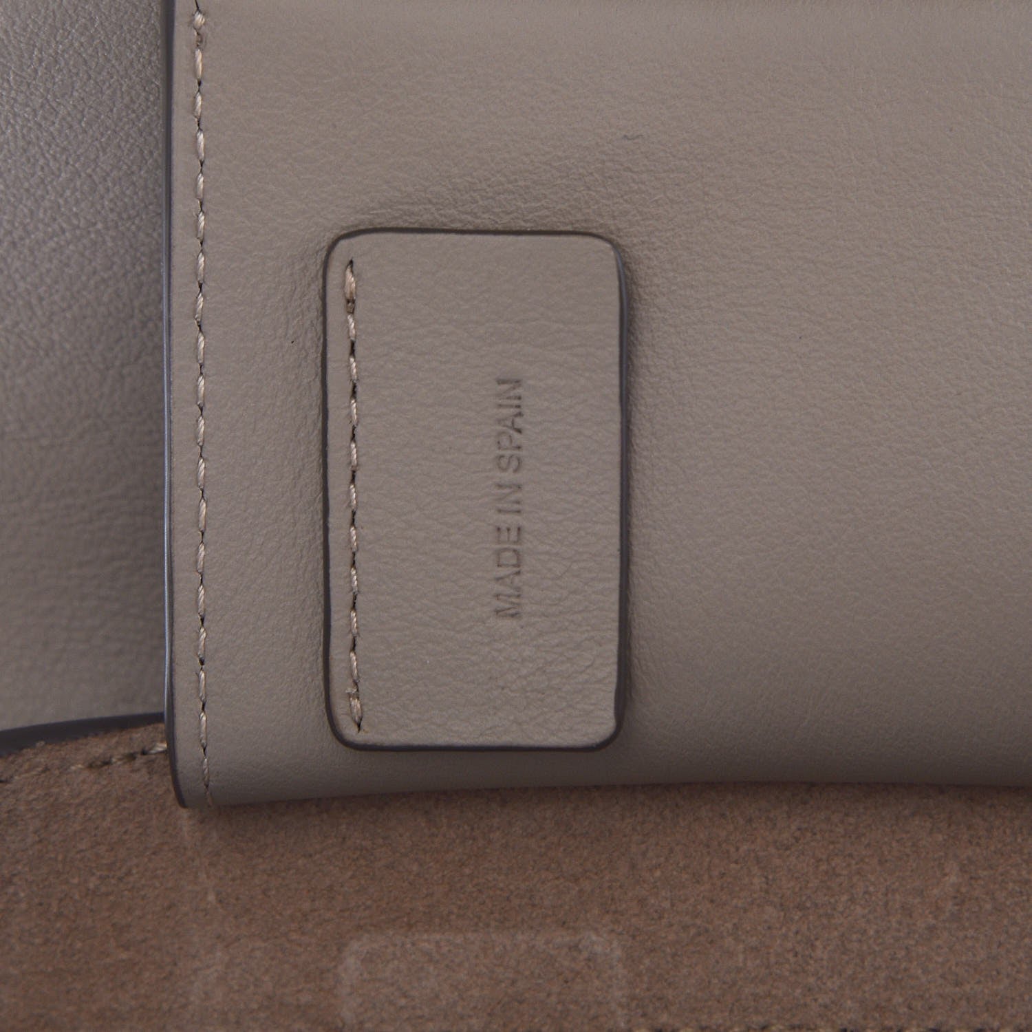 Chloe Calfskin Drew Bijou Clutch Pastel Grey 7 of 7