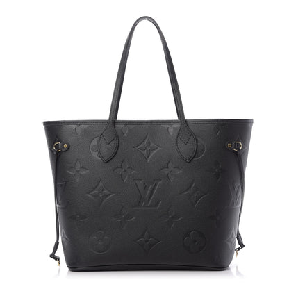 Louis Vuitton Empreinte Monogram Giant Neverfull MM Black 1 of 9