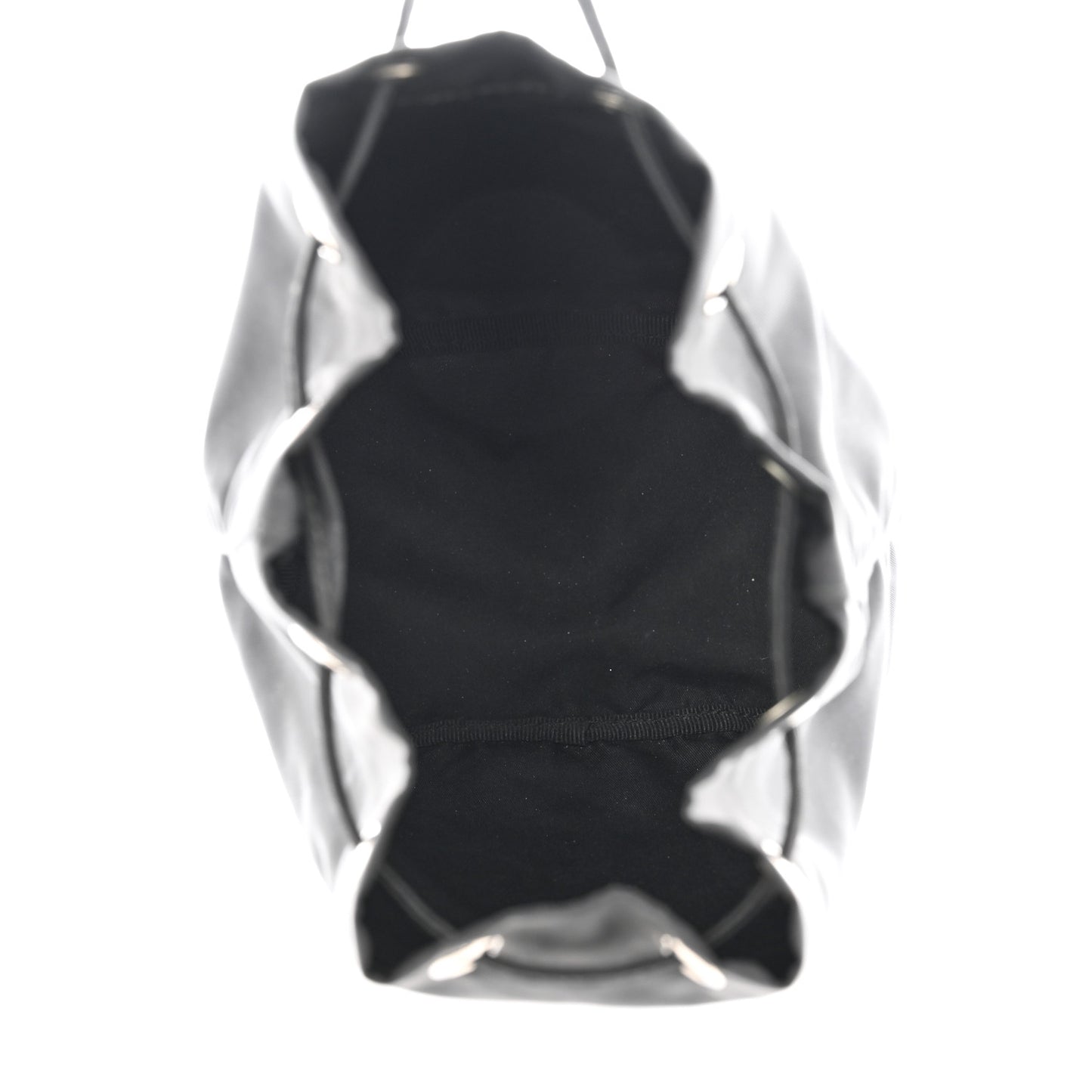 Nylon Vela Drawstring Pouch Black