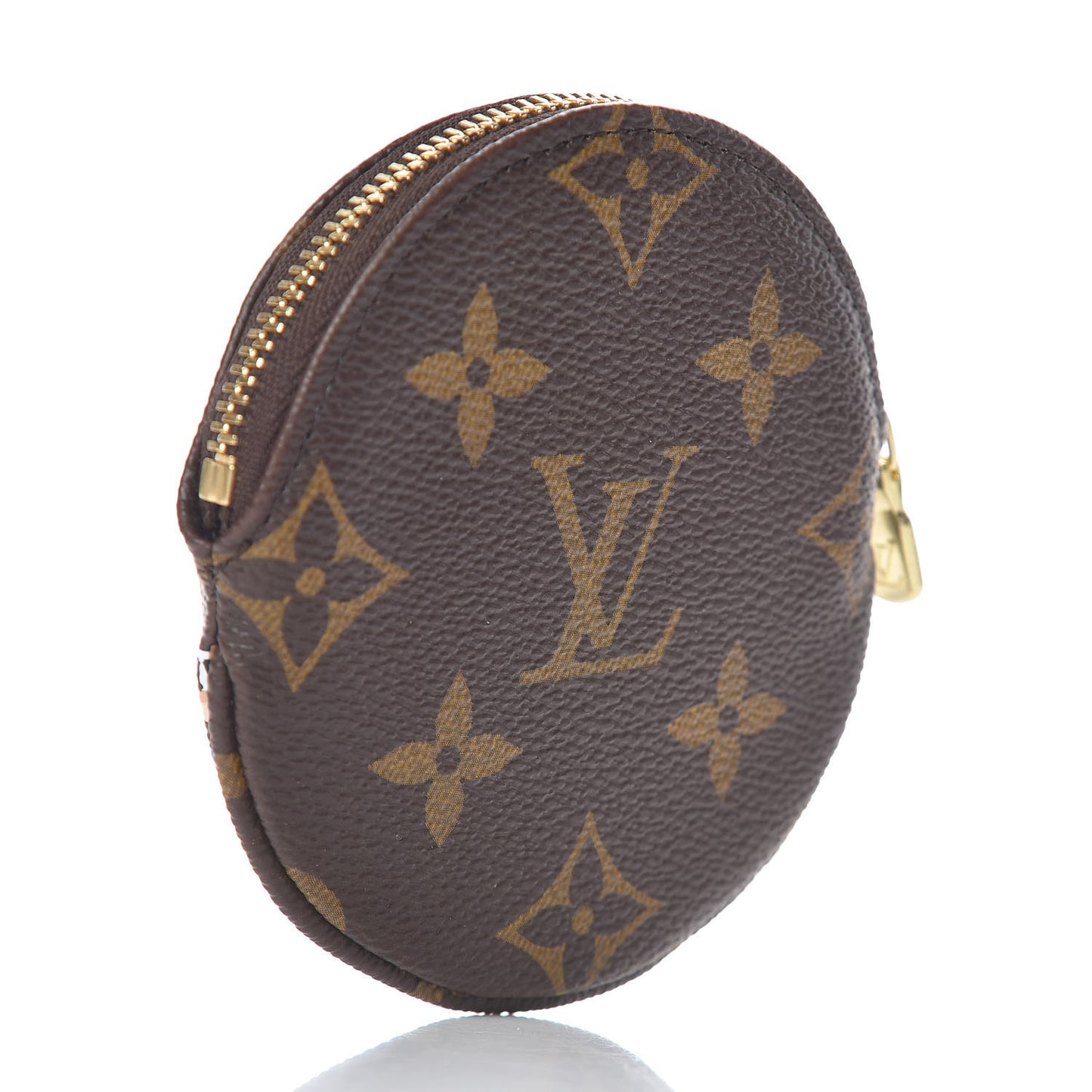 Monogram 2019 Christmas Animation Round Coin Purse Blue