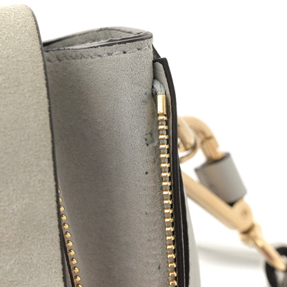 Chloe Suede Calfskin Mini Faye Backpack Airy Grey 11 of 12