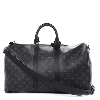 Louis Vuitton Monogram Eclipse Keepall Bandouliere 45 1 of 12