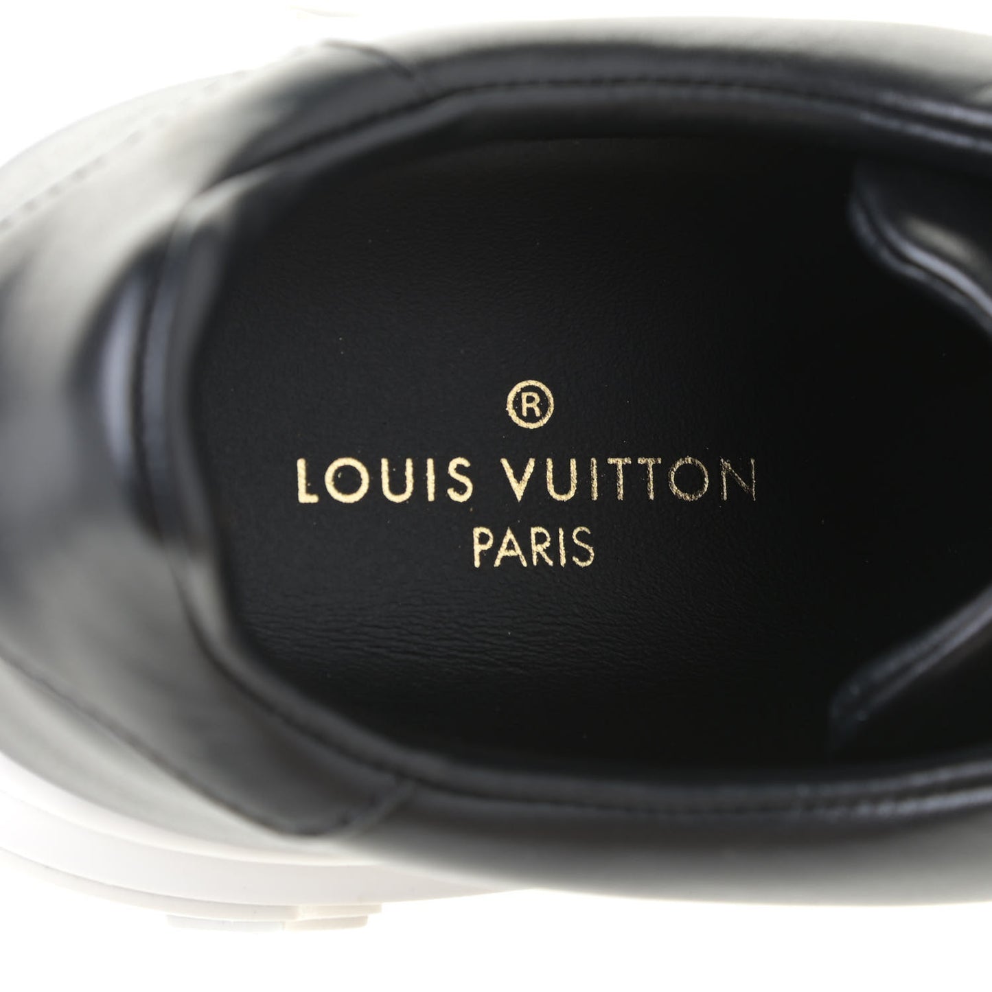 Calfskin Time Out Sneakers 37.5 Black