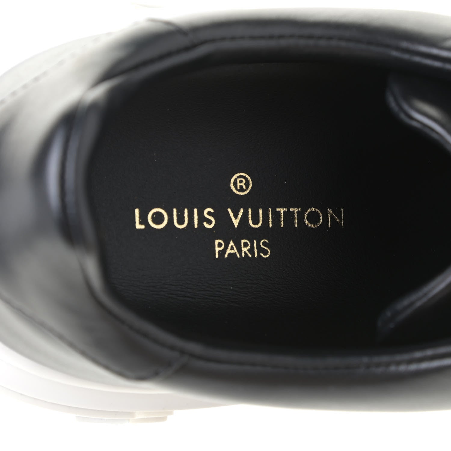 Louis Vuitton Calfskin Time Out Sneakers 37.5 Black 10 of 10