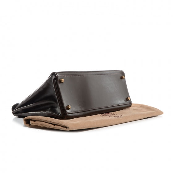 Hermes Box Kelly Retourne 32 Chocolate 4 of 20