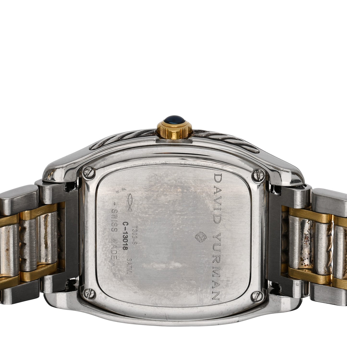 Stainless Steel 18K Yellow Gold Diamond Bezel Mother of Pearl 25mm Thoroughbred Quartz Watch