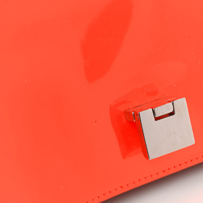Jimmy Choo Patent Suede Rebel Crossbody Bag Orange 9 of 9