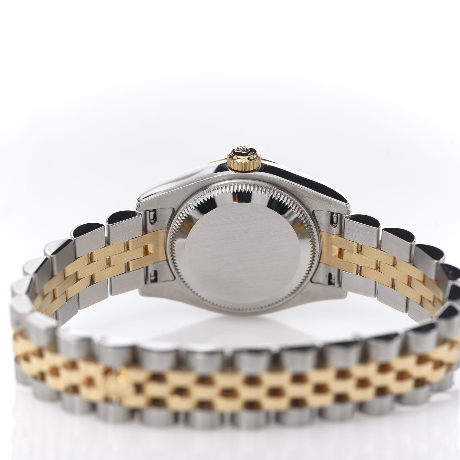 Rolex Stainless Steel 18K Yellow Gold 26mm Oyster Perpetual Datejust Watch Silver 179173 5 of 7