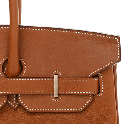 Hermes Natural Barenia Faubourg Birkin 35 Fauve 10 of 15