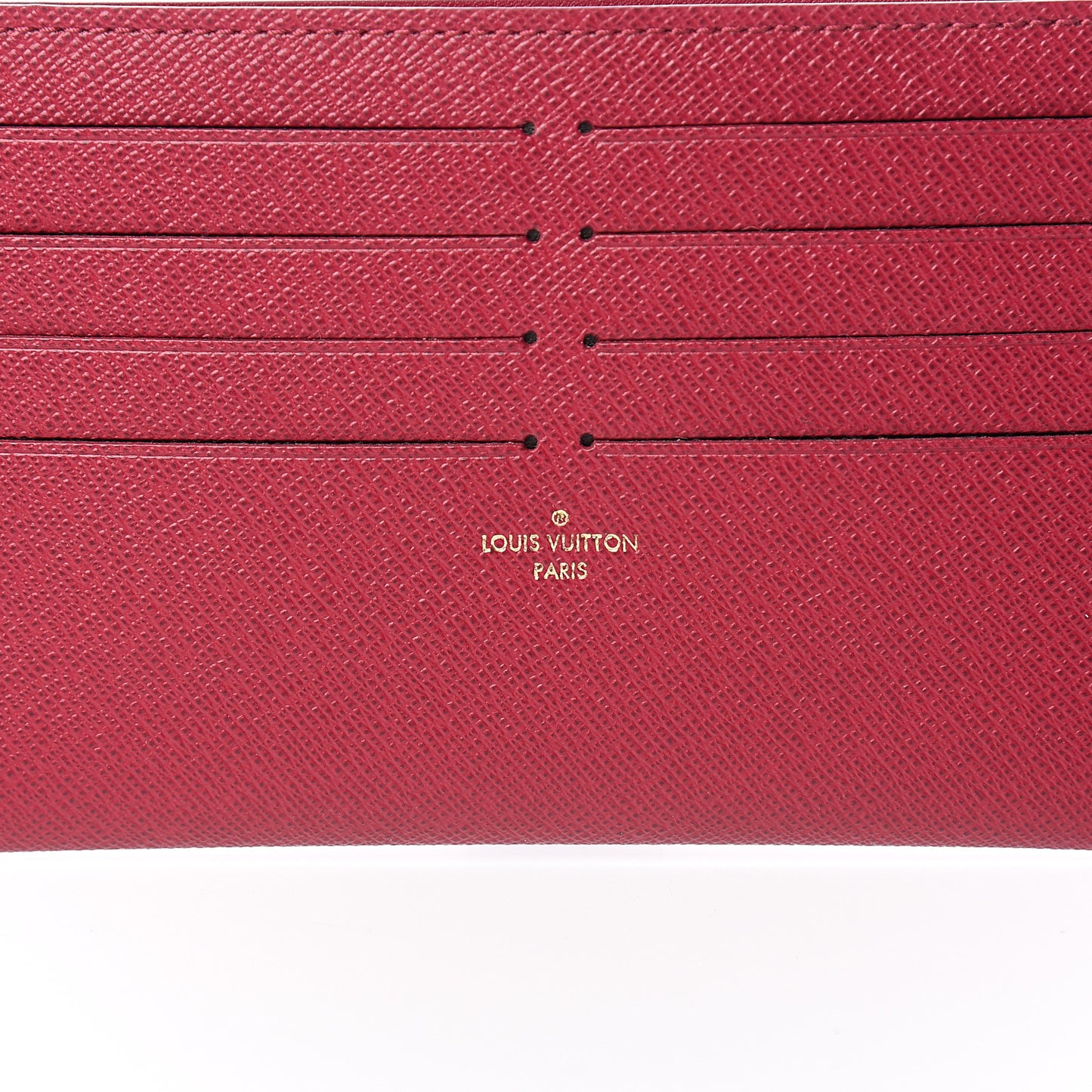 Calfskin Felicie Card Holder Insert Fuchsia