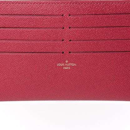 Louis Vuitton Calfskin Felicie Card Holder Insert Fuchsia 5 of 5