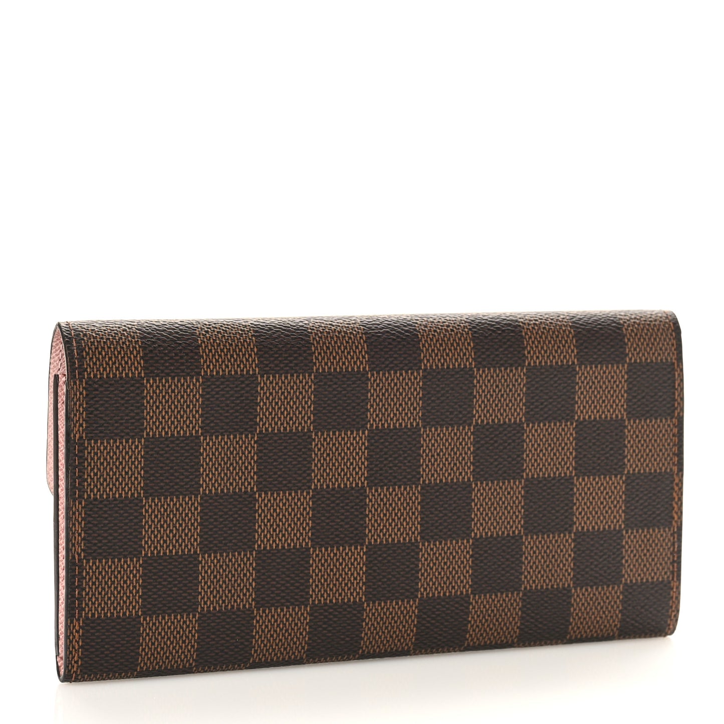 Damier Ebene Emilie Wallet Rose Ballerine