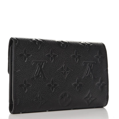 Louis Vuitton Empreinte Compact Curieuse Wallet Black 3 of 6