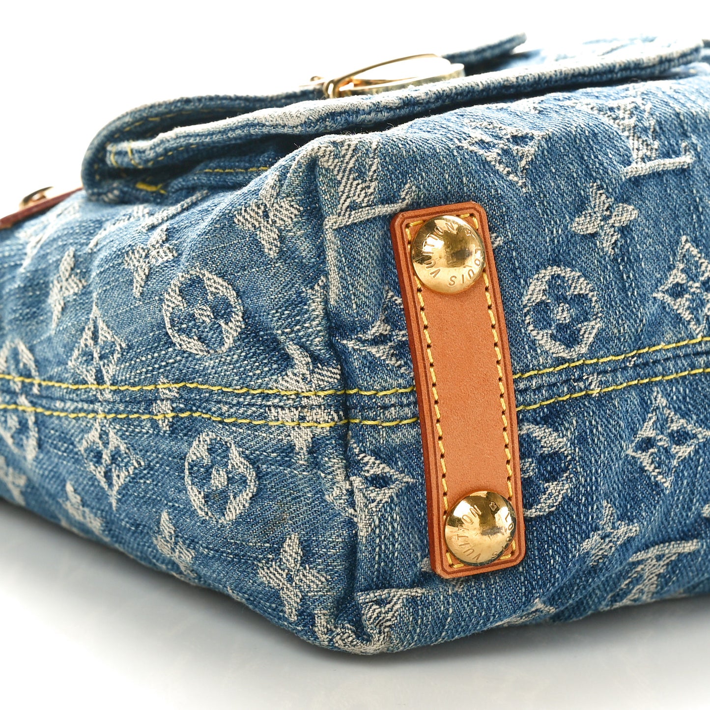 Monogram Denim Baggy PM Blue