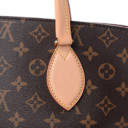 Louis Vuitton Monogram Flower Zipped Tote MM Beige 11 of 11