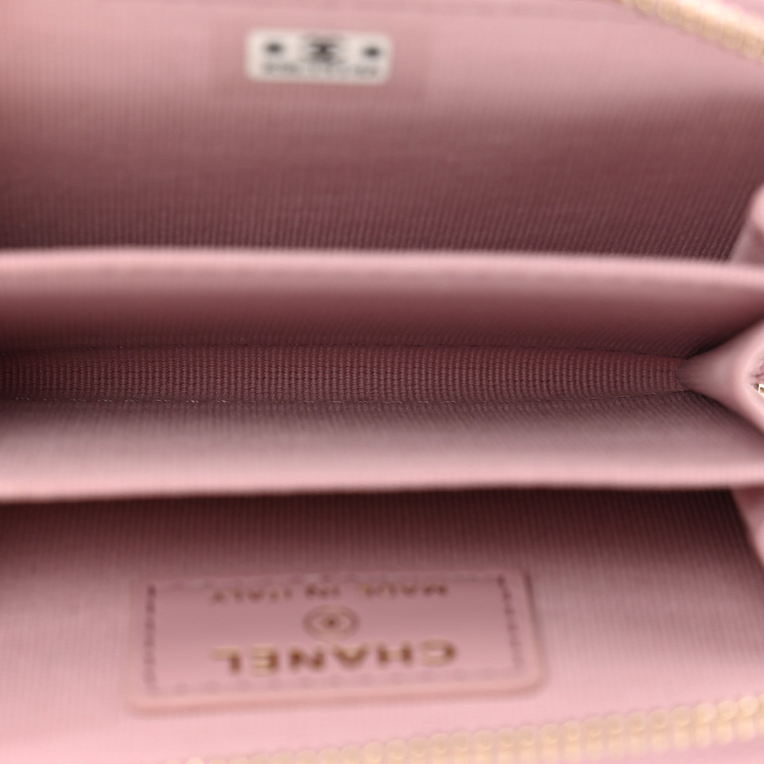 Chanel Caviar Quilted Zip Coin Purse Light Pink 5 of 8