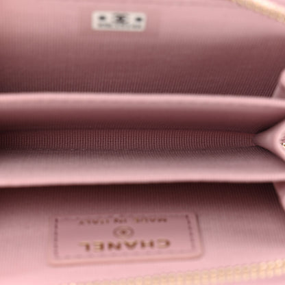 Chanel Caviar Quilted Zip Coin Purse Light Pink 5 of 8