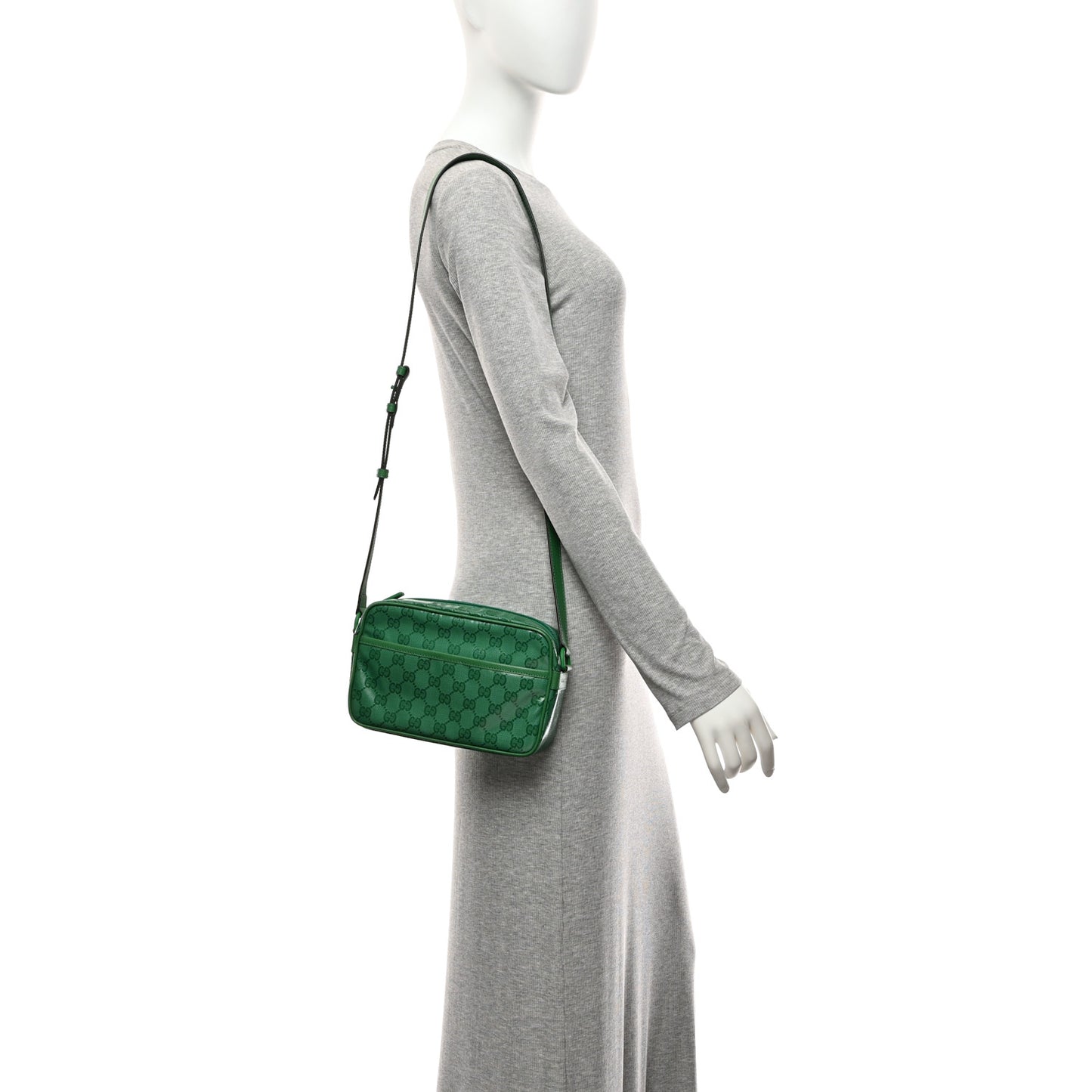GG Crystal Monogram Mini Shoulder Bag New Shamrock