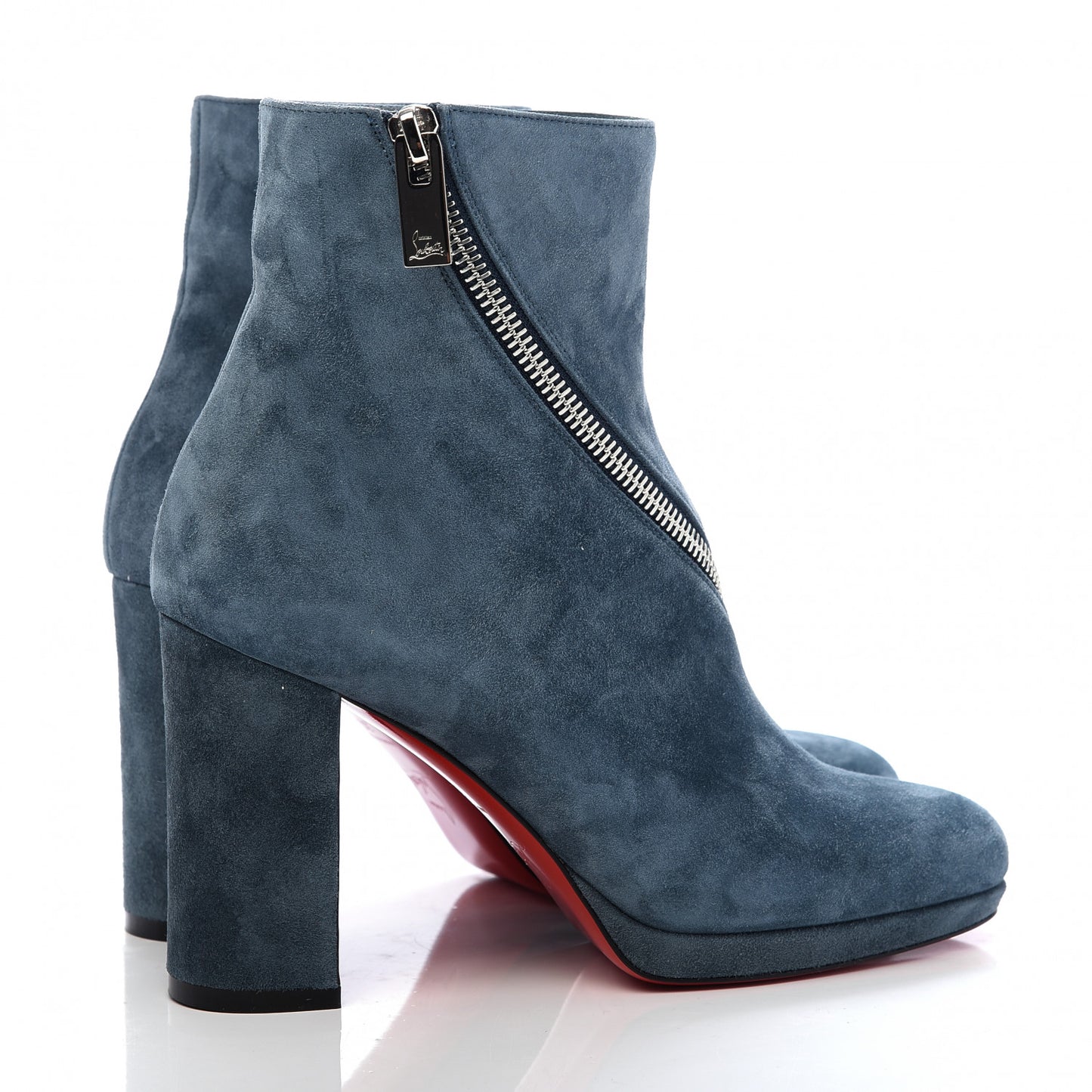 Veau Velours Birgitta 100 Zip Around Ankle Bootie 35 Tempete