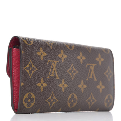 Louis Vuitton Monogram Emilie Wallet Fuchsia 3 of 6