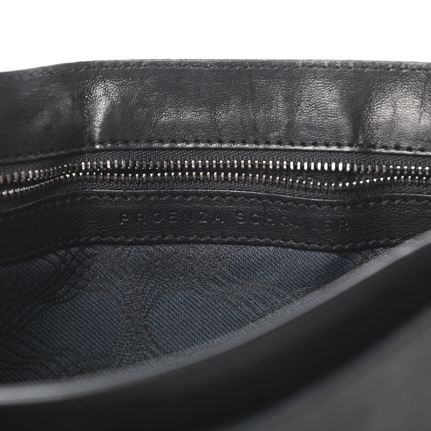 Proenza Schouler Lambskin PS1 Pochette Clutch Black 6 of 9