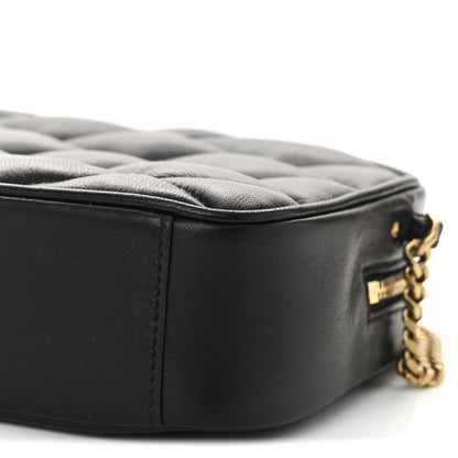 Saint Laurent Lambskin Quilted Mini Camera Bag Black 10 of 11