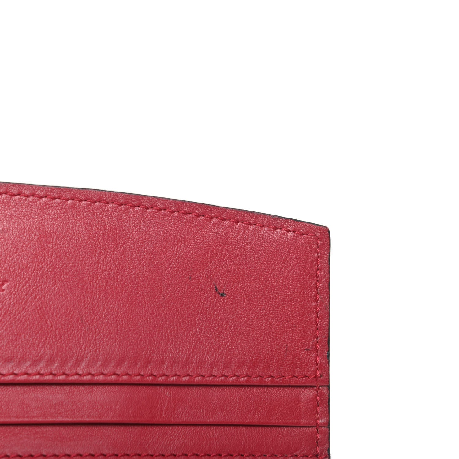 Burberry Calfskin Horseferry Check Porter Continental Wallet Red 7 of 7