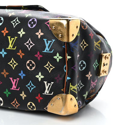 Louis Vuitton Monogram Multicolor Speedy 30 Black 8 of 9