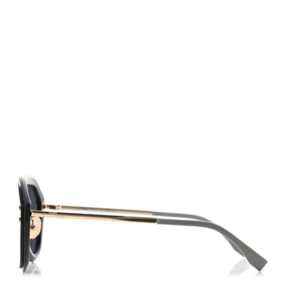 Fendi FF Fabulous Shield Sunglasses FF M0039/G/S Black 2 of 4