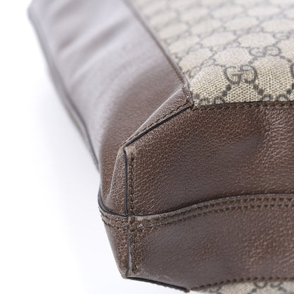 Gucci GG Supreme Monogram Web Large Ophidia Vertical Shopping Tote Brown 15 of 17