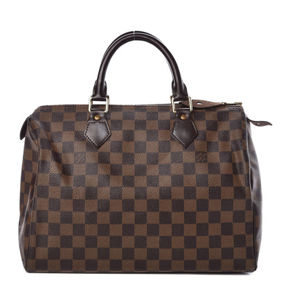 Louis Vuitton Damier Ebene Speedy 30 1 of 10