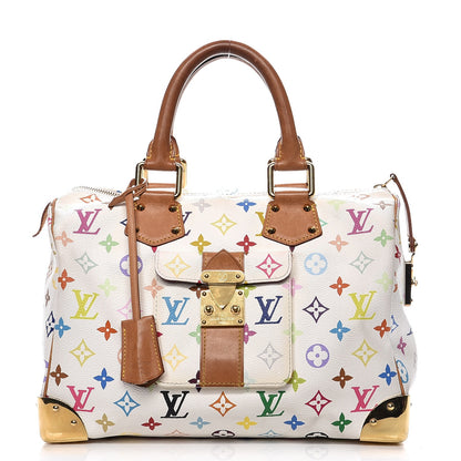 Louis Vuitton Monogram Multicolor Speedy 30 White 1 of 10