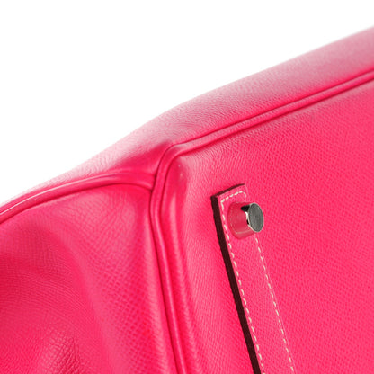 Hermes Epsom Birkin 35 Rose Tyrien 8 of 15