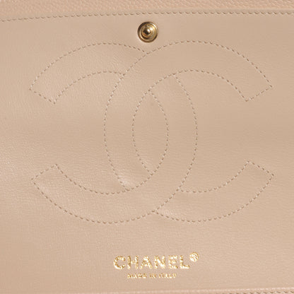 Chanel Caviar Jumbo Double Flap Beige Clair 6 of 8