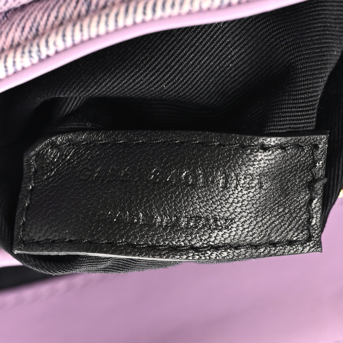 Denim Y Quilted Monogram Toy Loulou Crossbody Bag Bleached Lilac