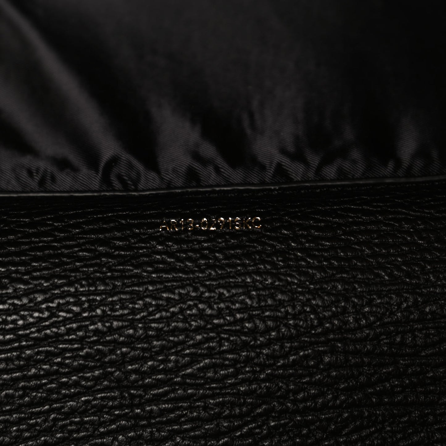 Textured Calfskin Pashli Backpack Black