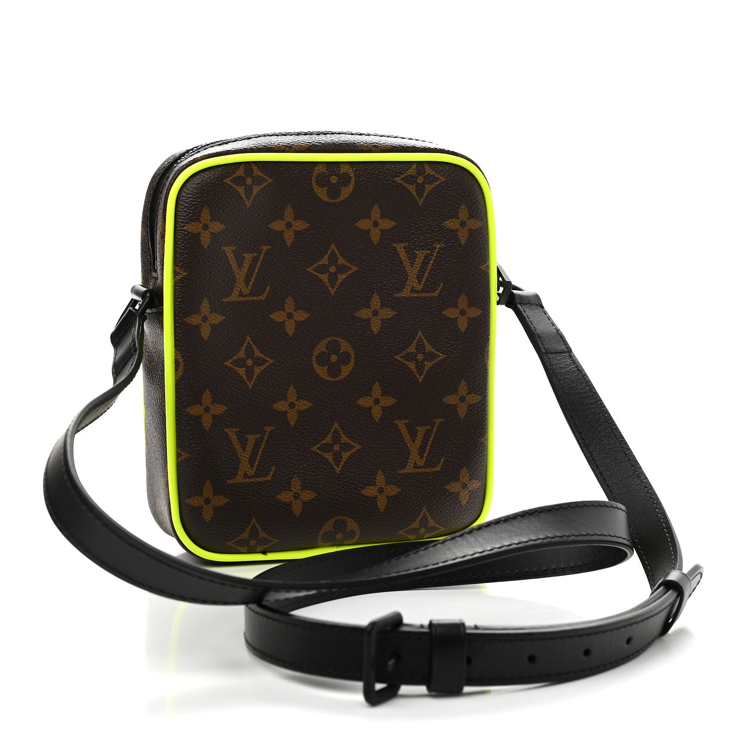 Louis Vuitton Monogram Macassar Christopher Wearable Wallet Fluorescent Yellow 3 of 9