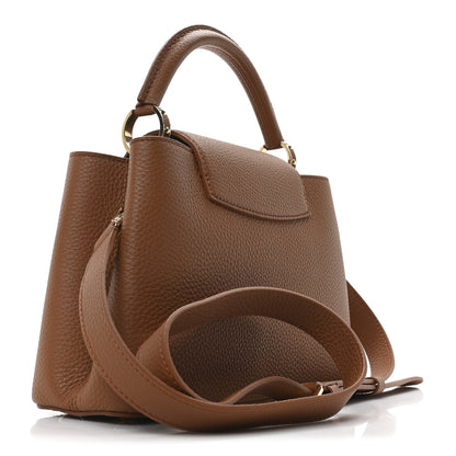 Louis Vuitton Taurillon Capucines BB Tan 3 of 9