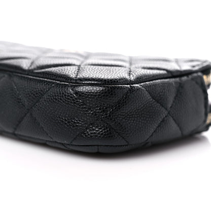 Chanel Caviar Quilted Small Clutch With Chain Black 11 of 13