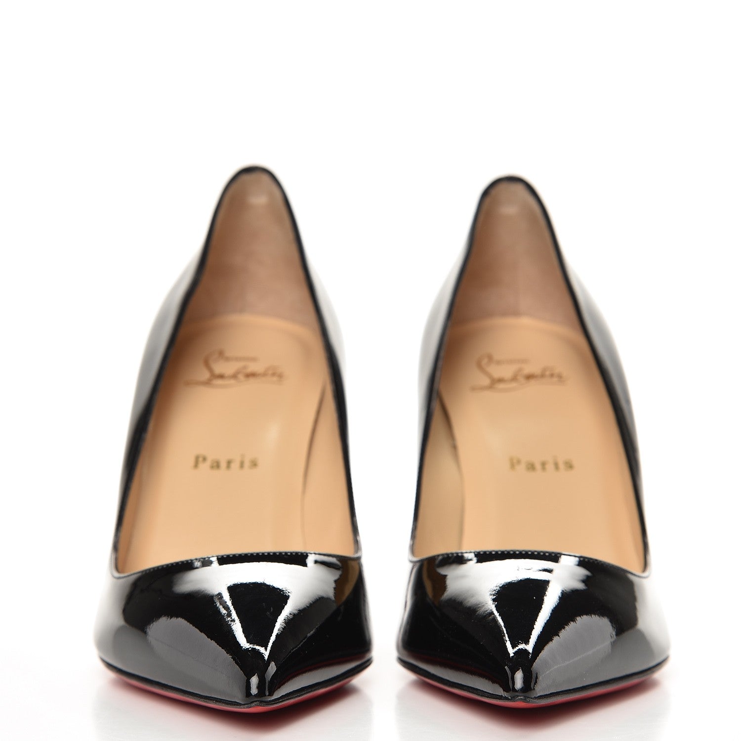 Christian Louboutin Patent Pigalle 85 Pumps 37.5 Black 3 of 9