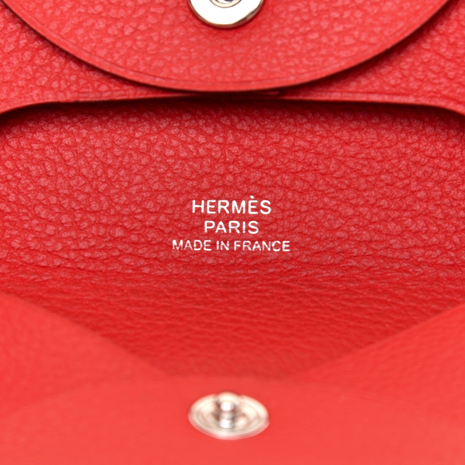 Hermes Evercolor Bastia Coin Purse Rouge De Coeur 5 of 8