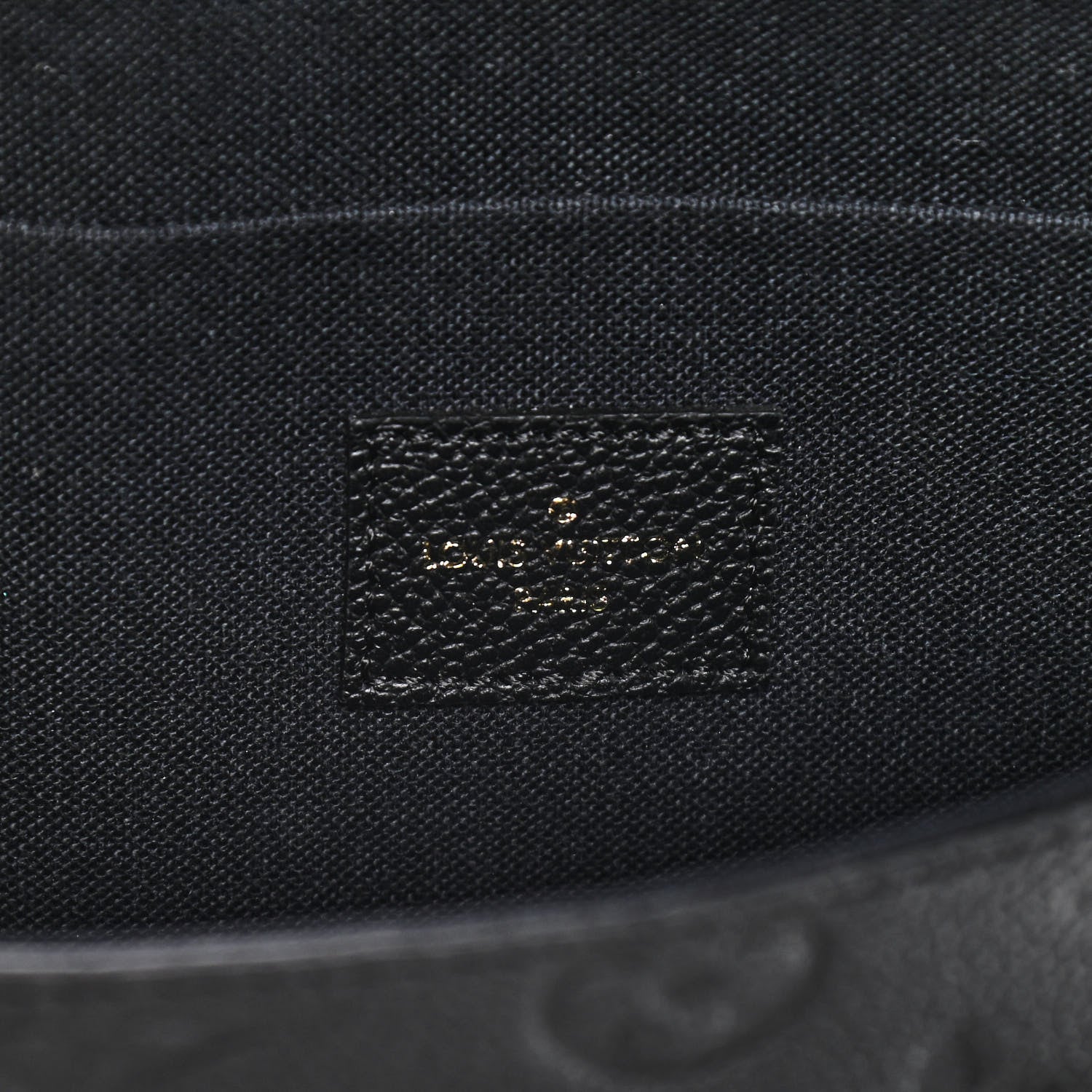 Louis Vuitton Empreinte Pochette Felicie Chain Wallet Black 5 of 10