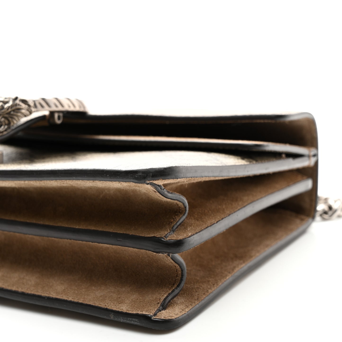 GG Supreme Monogram Small Dionysus Shoulder Bag Taupe